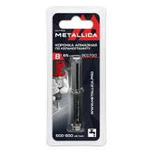 Коронка алмазная METALLICA Ultra 8x65 мм, #60, по керамограниту, плитке, в блистере. Коронка алмазная METALLICA Ultra 8x65 мм, #60, по керамограниту, плитке, в блистере.