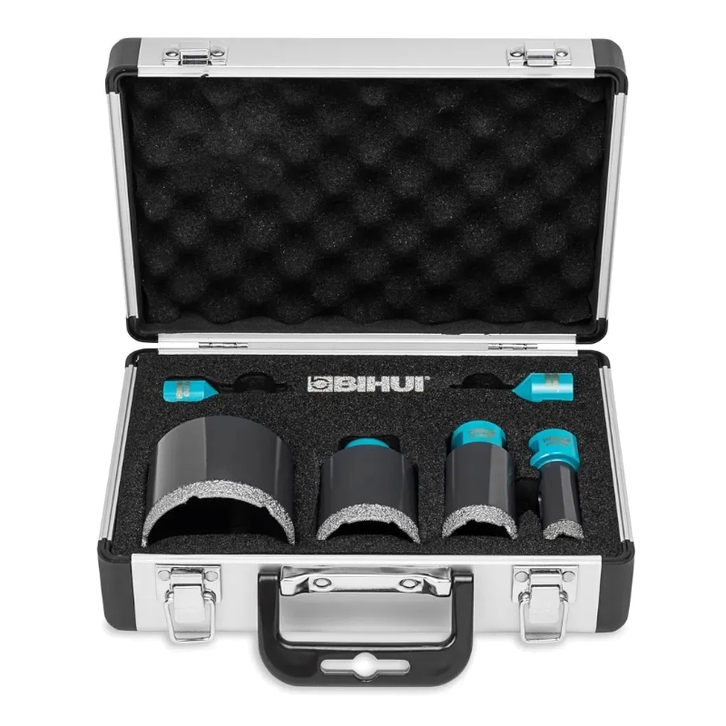 Набор коронок алмазных BIHUI 6/8/20/35/50/70 мм DBDMK6 Набор коронок алмазных BIHUI 6/8/20/35/50/70 мм DBDMK6