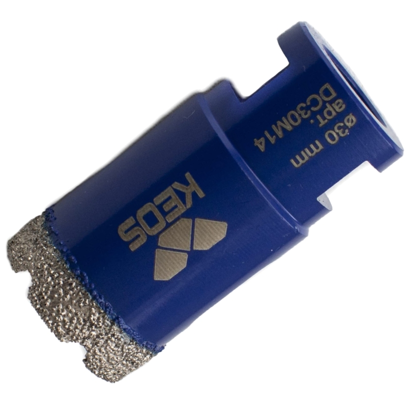 Коронка алмазная по керамограниту KEOS PRO 30мм M14