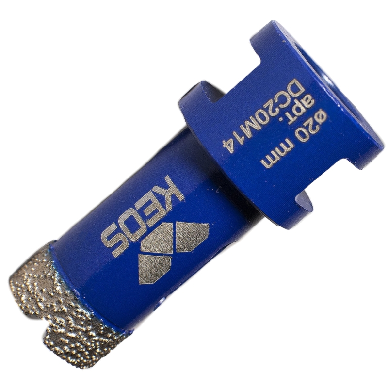 Коронка алмазная по керамограниту KEOS PRO 20мм M14