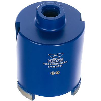 Алмазная коронка по бетону для подрозетников KEOS 82 мм М16 (DC82.70)