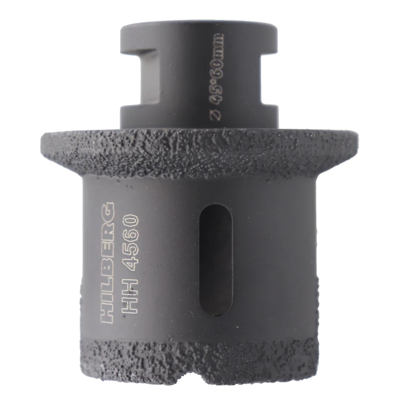 Коронка-фреза алмазная Hilberg Super Hard 4T, М14 45/60х40 мм