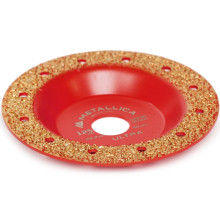 Чашка твердосплавная шлифовальная METALLICA Ultra 125х22,2 мм, #14, плоская, по дереву. В кор.