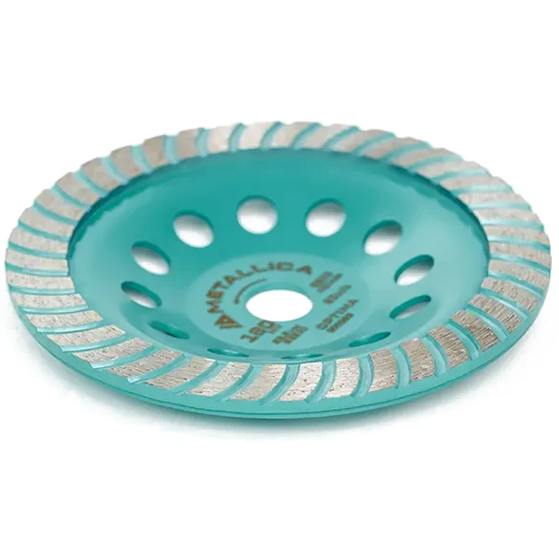 Чашка алмазная турбированная METALLICA Optima 180x22,2 мм, по бетону Чашка алмазная турбированная METALLICA Optima 180x22,2 мм, по бетону