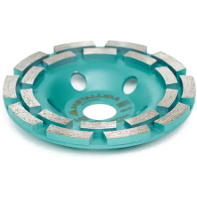 Чашка алмазная шлифовальная двухрядная METALLICA Optima 125x22,2 мм, по бетону