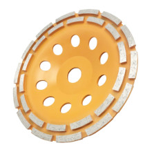 Чашка алмазная зачистная Вихрь 180 мм, двухрядная