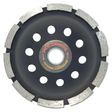 Алмазная сегментная однорядная чашка по бетону 125 мм РОСОМАХА