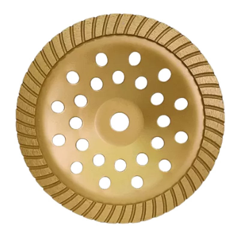 Алмазная чашка по бетону 230мм TURBO ТИТАН (желтая)