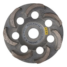 Алмазная шлифовальная чашка Ниборит Дельфин Ls-E d125×22,2