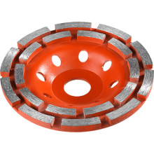 Алмазная чашка двухрядная ЗУБР МАСТЕР 115 мм