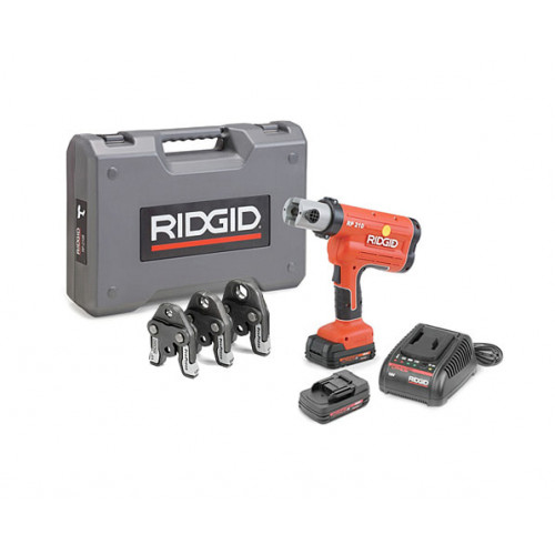 Пресс-пистолет аккумуляторный RIDGID RP 210-B Compact  + пресс-клещи U 16-20-25 мм