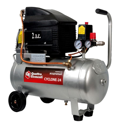 Компрессор поршневой масляный Quattro Elementi CYCLONE-24
