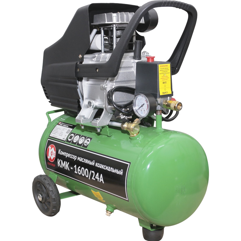 Компрессор масляный коаксиальный Калибр КМК-1600/24А