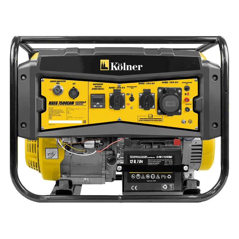 Бензиновый генератор KOLNER КGEG 7500EAM