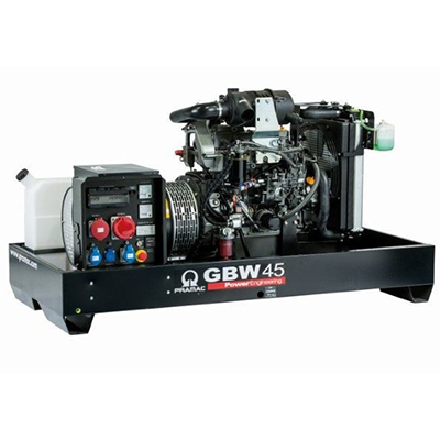 Дизельный генератор PRAMAC GBW45P Mecc Alte трехфазный без кожуха