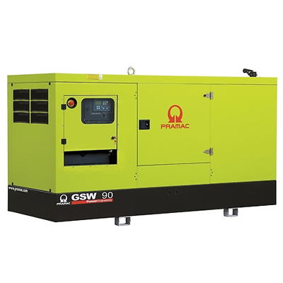Дизельный генератор PRAMAC GSW110D Mecc Alte трехфазный в кожухе