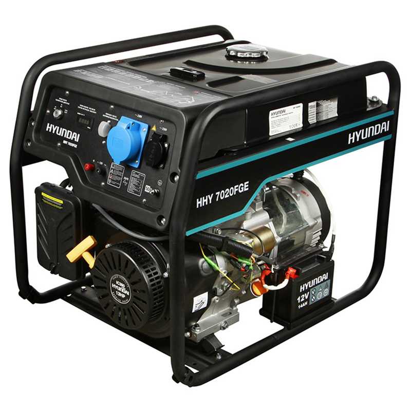 Газовый генератор HYUNDAI HHY 7020FGE Газовый генератор HYUNDAI HHY 7020FGE