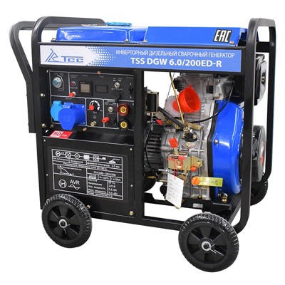 Дизельный сварочный генератор TSS DGW 6.0/200ED-R (инверторный)