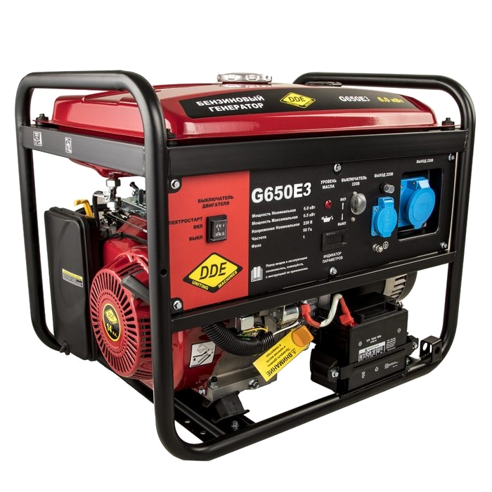 Бензиновый генератор DDE G650E3 Бензиновый генератор DDE G650E3