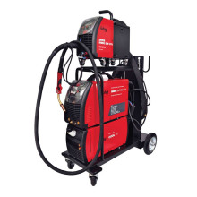 Cварочный полуавтомат-инвертор INMIG 500T DW SYN PULSE+DRIVE INMIG DW+горелка, блок охл., телега