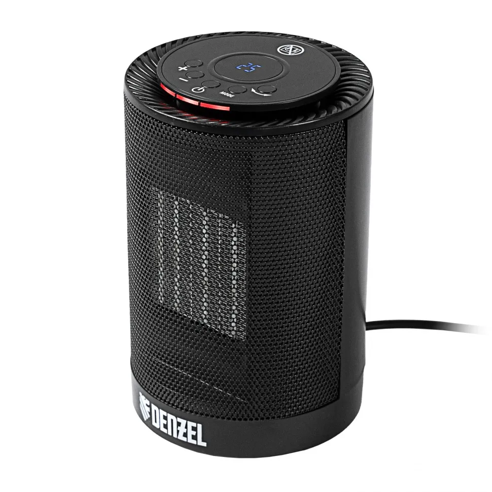 Тепловентилятор электрический керамический Denzel DTFC-1200, 3 режима, вентилятор