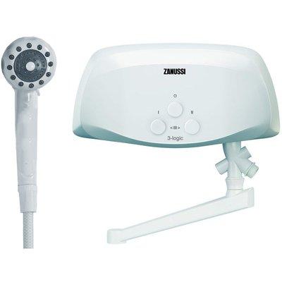 Проточный водонагреватель электрический для дачи Zanussi 3-logic TS (6,5 kW) - душ+кран