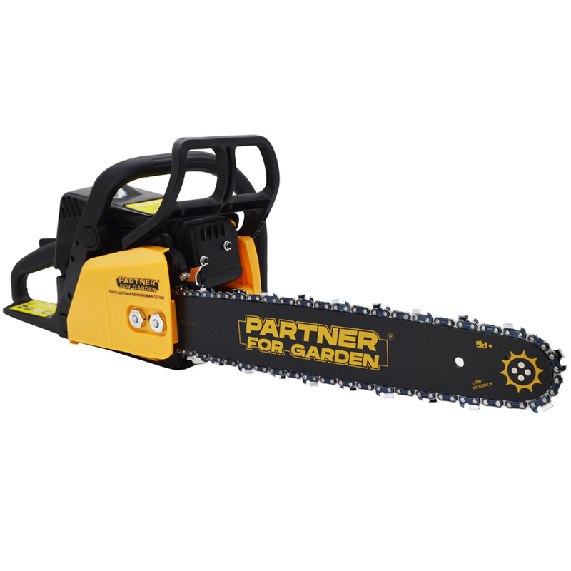 Бензопила PARTNER FOR GARDEN GS-180 Двигатель 31,8 см3 2. л. с, шина 40 см 3/8 1,3 55 звеньев