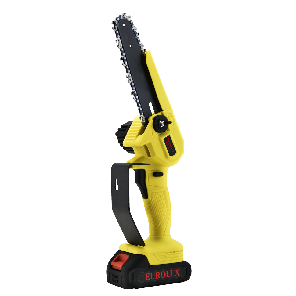 Электропила аккумуляторная Eurolux ELS-20-Li с 1 АКБ 2А/ч и ЗУ в комплекте