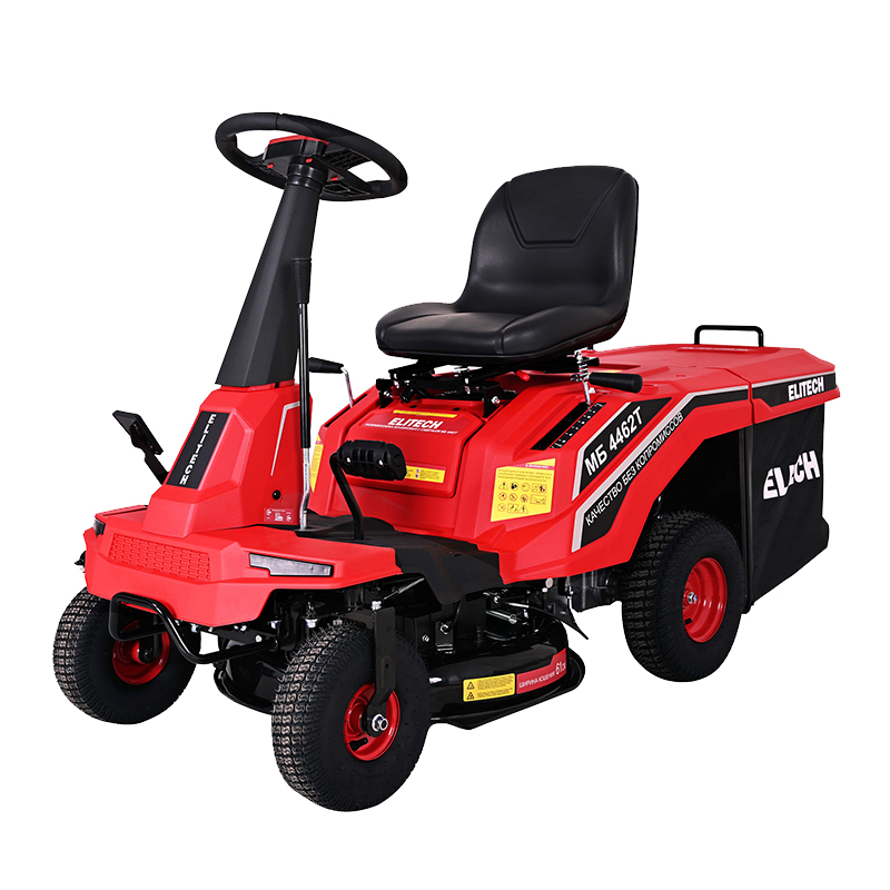 Газонокосилка бензиновая с сиденьем Elitech МБ 4462Т(E1610.006.00)