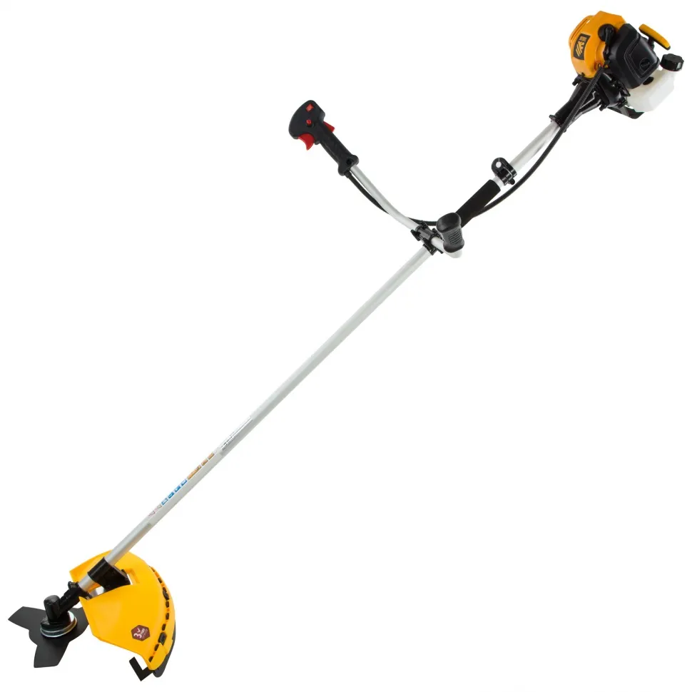Триммер бензиновый Denzel DT 25, 25 см3, 1.3 л. с, неразъемная штанга, состоит из 2 частей