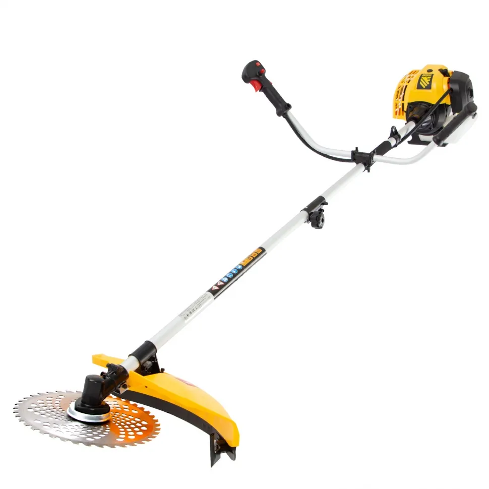 Триммер бензиновый Denzel DT 52S, 52 см3, 3 л. с, разъемная штанга, состоит из 2 частей