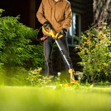 Триммер электрический Denzel TE-650, 650Вт,330мм,катушка автомат,телескоп.штанга,регул. углы накл.