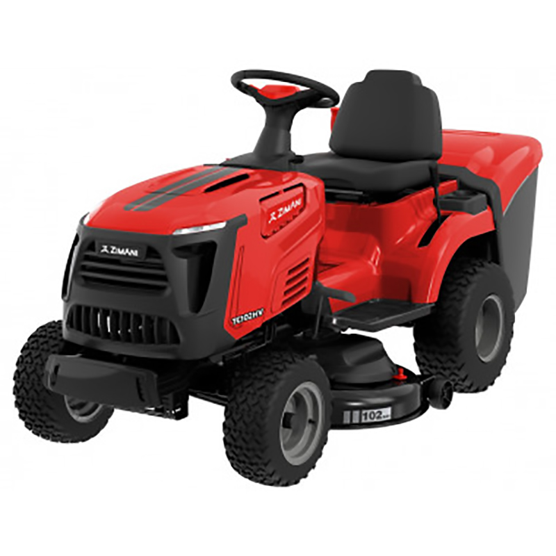 Садовый трактор ZimAni TC102HV (фаркоп и мульчирующая заглушка в комплекте)