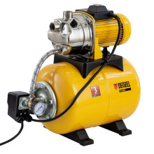 Насосная станция Denzel PS1000Х, 1000 Вт, 3500 л/ч, ресивер 24 л, подъем 44 м, нержавейка