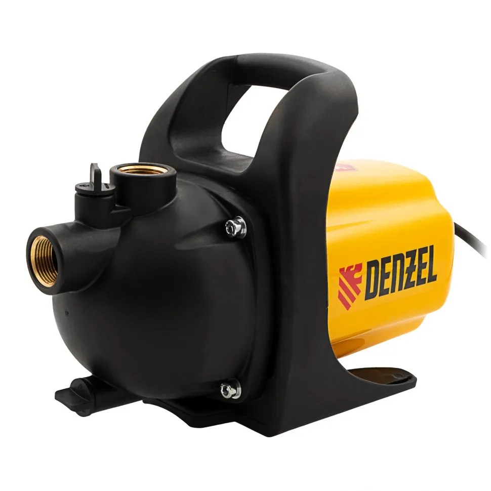 Садовый поверхностный насос Denzel GP 600, 600 Вт, 3000 л/ч, подъем 35 м, пластик