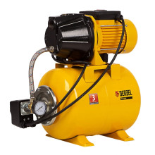 Насосная станция Denzel PS1100С, 1100 Вт, 4500 л/ч, ресивер 24 л, подъем 46 м, чугун