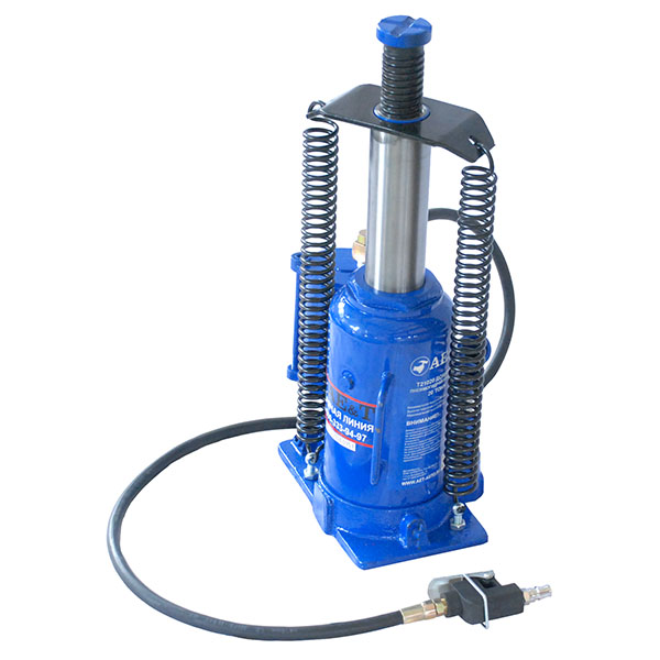 Домкрат пневмогидравлический бутылочный AE&T Т21020 20т