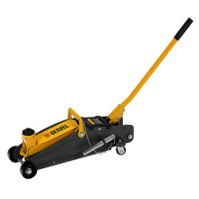 Домкрат гидравлический подкатной с фиксатором Denzel 2,8 т 135-385 мм