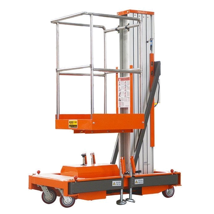 Подъемник мачтовый телескопический TOR GTWY6-100 DC 125 кг 6 м 1-мачтовый (автономный) (G)