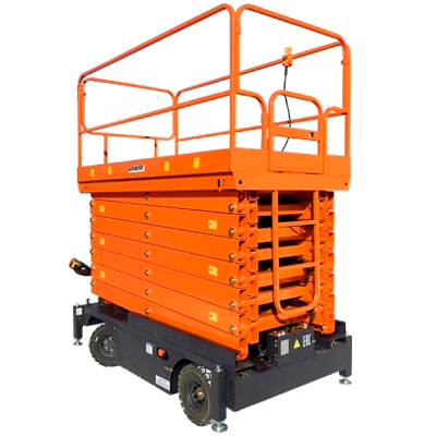 Подъемник ножничный самоходный GROST Tower Drive BS 400-16 (400 кг)