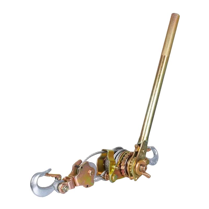 Лебедка ручная рычажная EURO-LIFT DK-3000, тяговое усилие 3.0 тн, с канатом