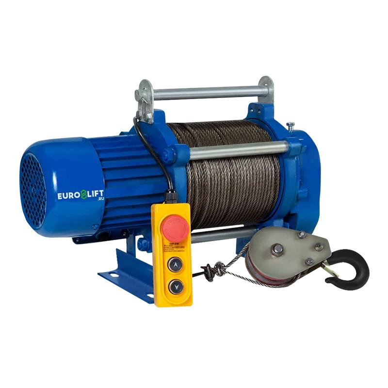 Лебедка электрическая EURO-LIFT HSG-B300 тяговое усилие 300 кг, 30 м, U=380 В Лебедка электрическая EURO-LIFT HSG-B300 тяговое усилие 300 кг, 30 м, U=380 В