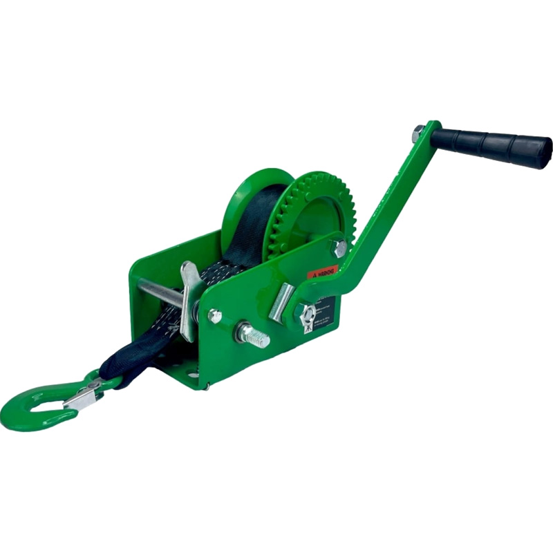 Лебедка ручная барабанная HITCH HW900 (лента)