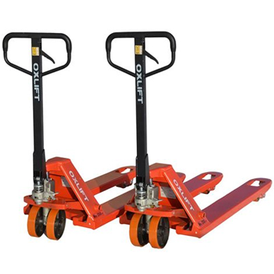 Широковильная гидравлическая тележка OXLIFT OX25-PU115(W685)