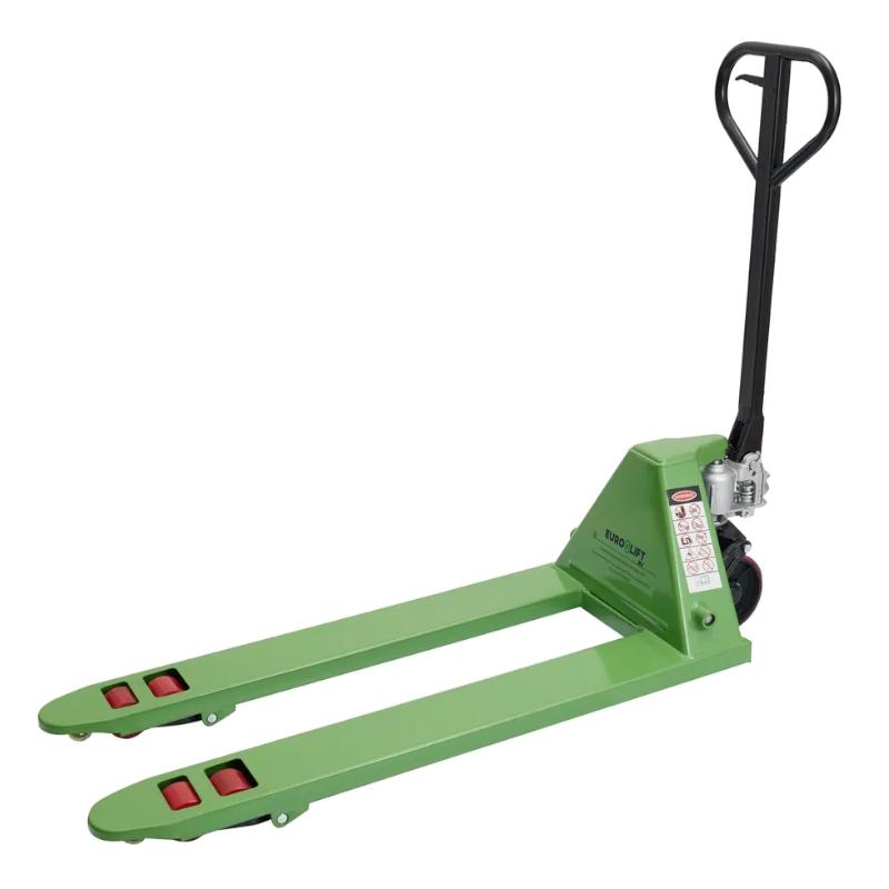 Тележка гидравлическая EURO-LIFT JD03 (г/п 3.0тн, L=1150мм, B=550мм) П/У колеса