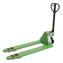 Тележка гидравлическая EURO-LIFT JD01 (г/п 2.0тн, L=1150мм, B=550мм) П/У колеса