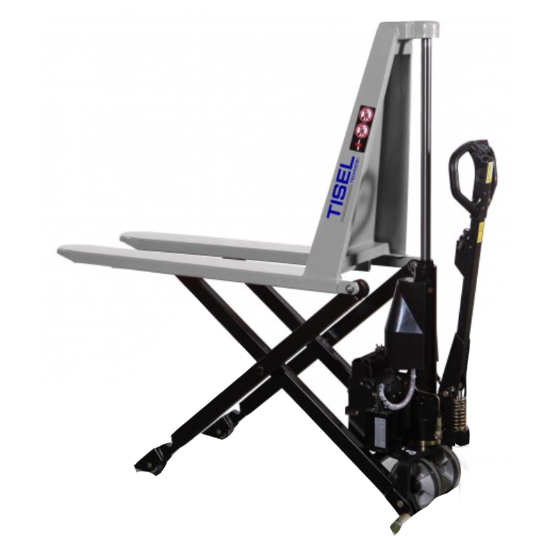 Тележка гидравлическая Tisel TX10 E c электроподъемом вил, грузоподъемность 1000 кг