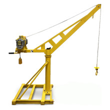 Мини-кран строительный поворотный с лебёдкой OCALIFT 300кг 60м
