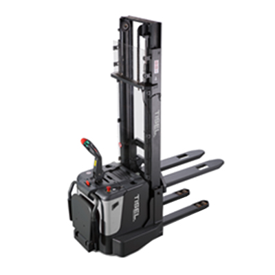 Самоходный штабелер Tisel ES1226 DX Li-Ion с платформой и боковой поддержкой