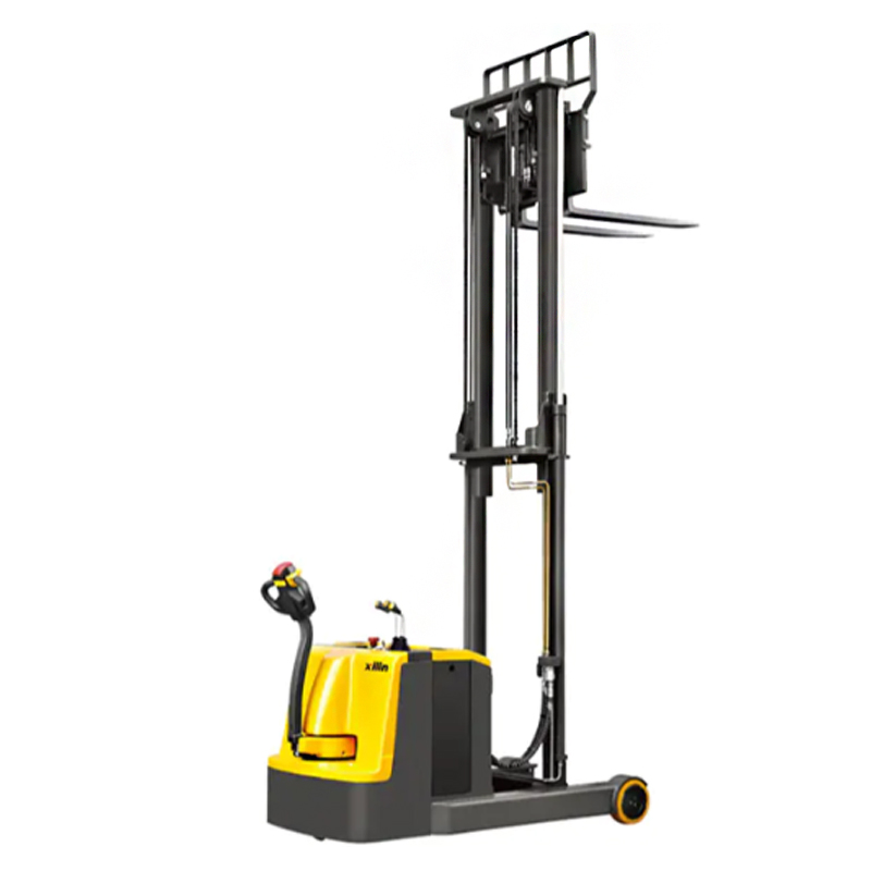 Штабелер самоходный 1,25 т 4,5 м XILIN CQD12W с раздвижными вилами и противовесом (сопровождаемый)